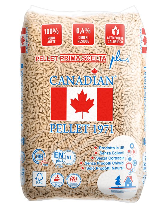Canadian pellet 15 kg x 70 sacchi canadese
