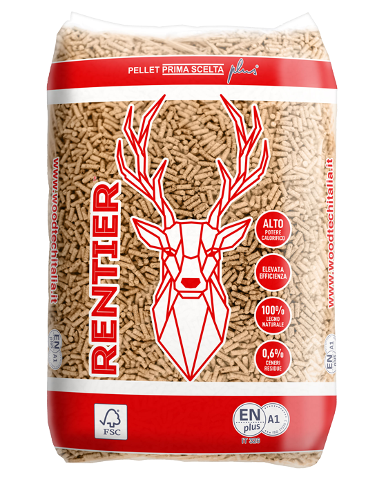 Pellet Rentier bancale da 15kg x 70 sacchi